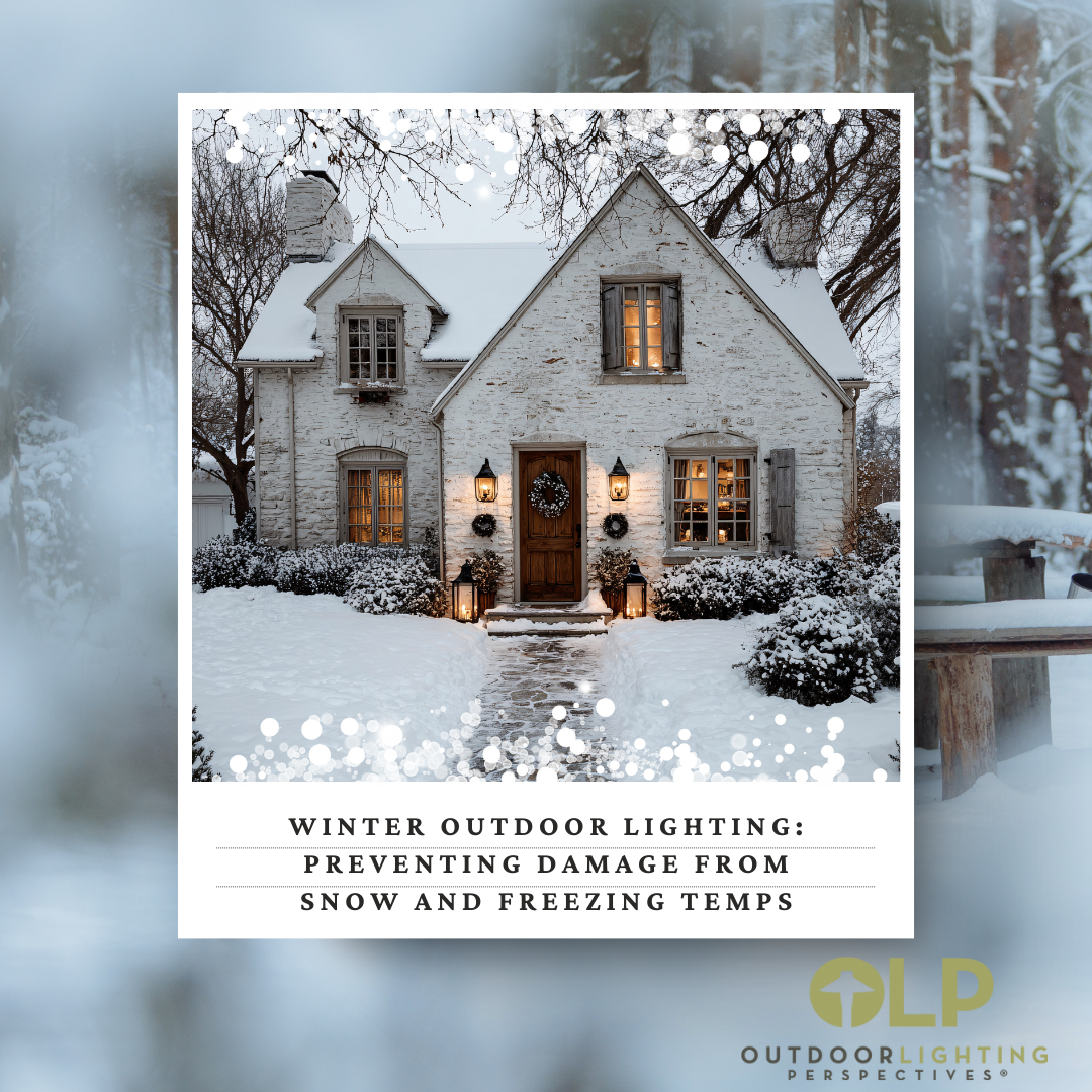 winter outdoor lighting